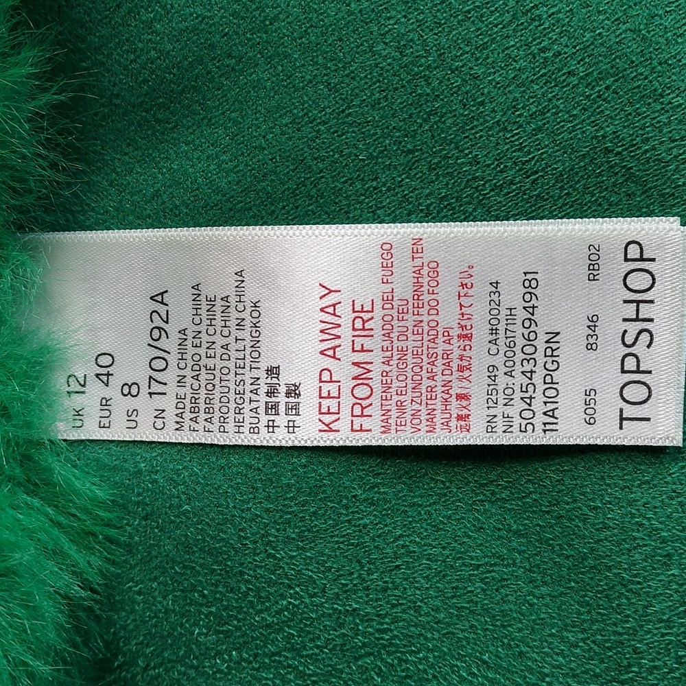 Topshop Mobwife Maximalism Glam Eclectic Grandpa Streetwear Luxe Faux Fur Coat 8 - Picture 7 of 9